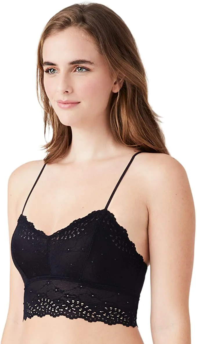 New with tags! b.tempt'd by Wacoal Womens Inspired Eyelet Bralette in Black, Sz M! Retails $40 