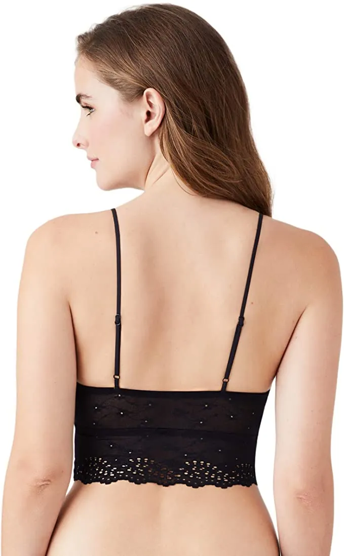 New with tags! b.tempt'd by Wacoal Womens Inspired Eyelet Bralette in Black, Sz M! Retails $40 