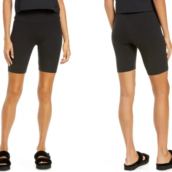 NWT Ugg Rilynn high rise biker short organic cotton stretchy contour
