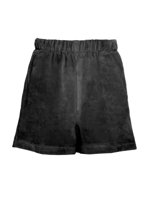Pixel Smiley Velour Shorts