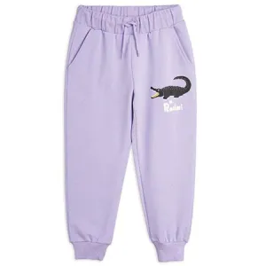 Purple Crocodile Joggers