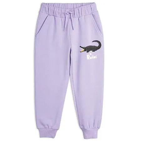 Purple Crocodile Joggers