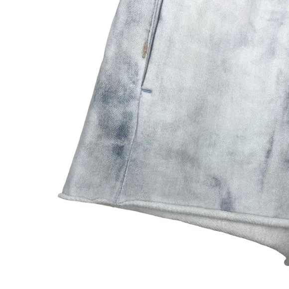 Rag &amp; Bone Light Wash Miramar Printed Sweat Shorts - XS