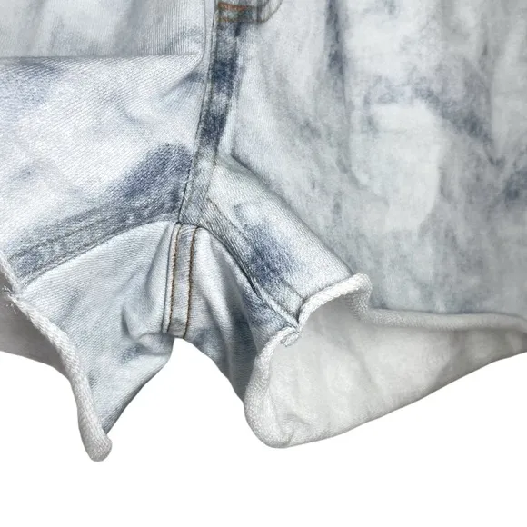 Rag &amp; Bone Light Wash Miramar Printed Sweat Shorts - XS