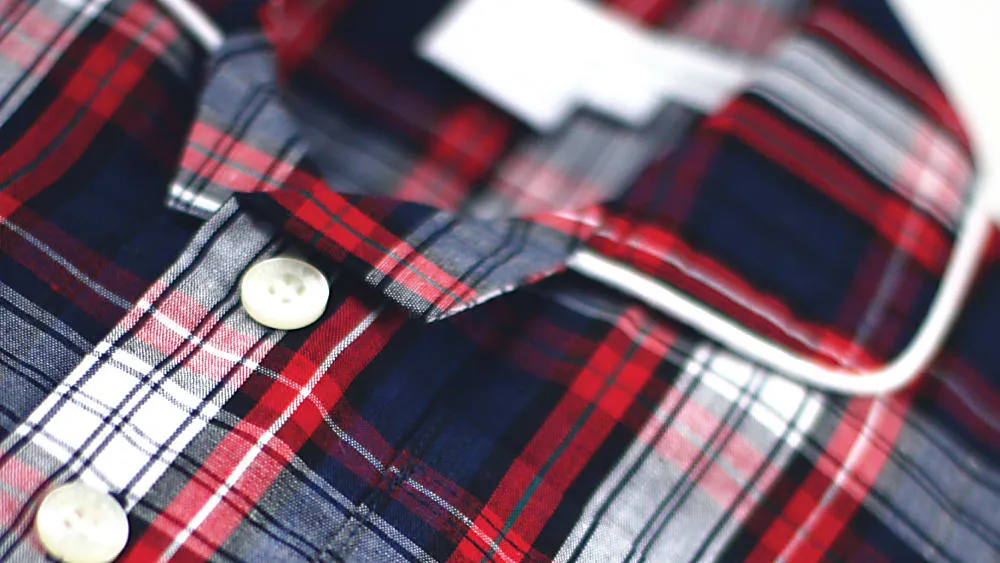 Red and Navy Check Summer Check Boys Pyjamas