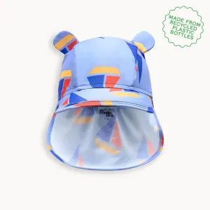 Regatta - Blue Sailboat Baby & Kids Swim Hat