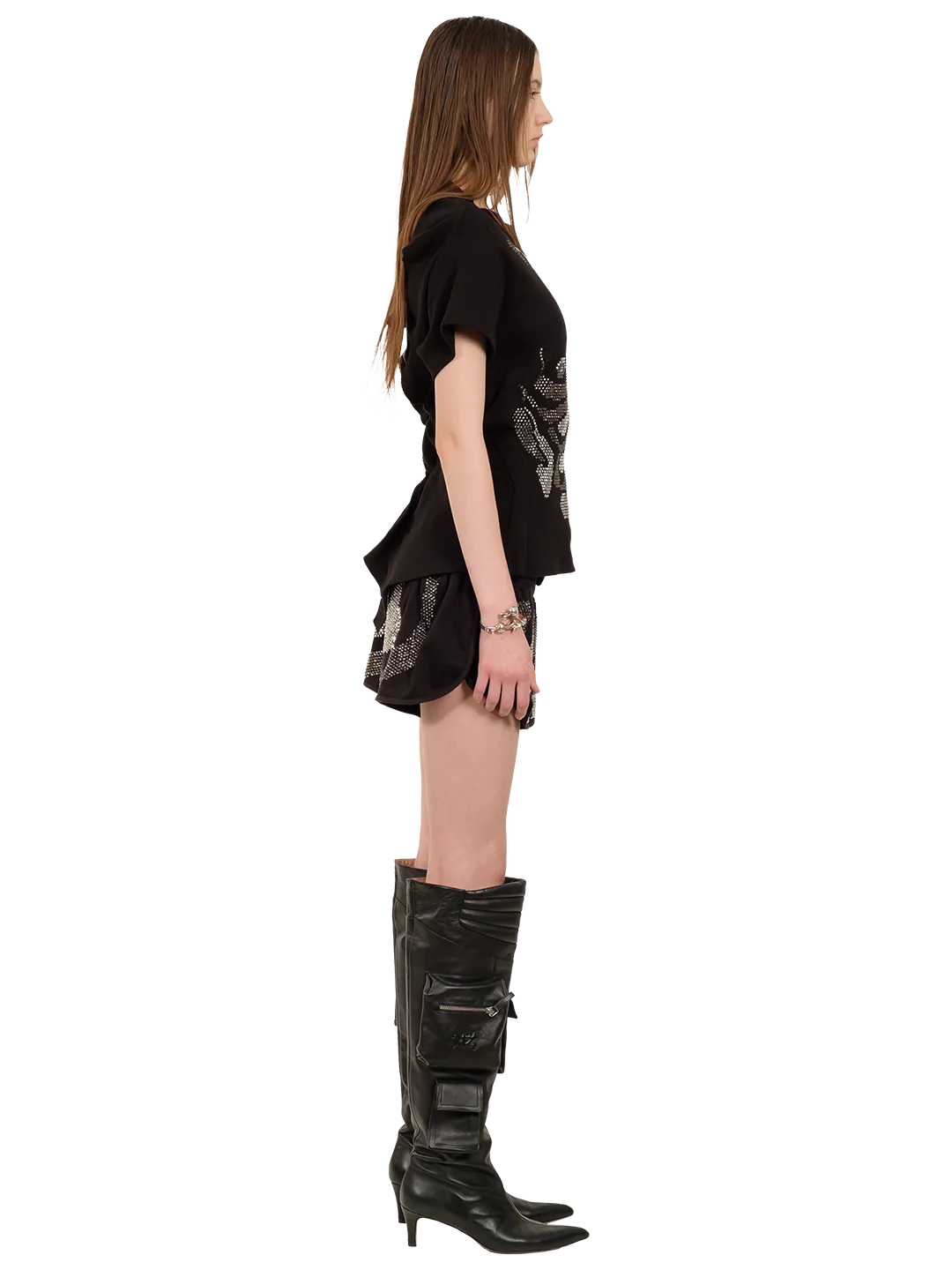 Rhinestones Shorts