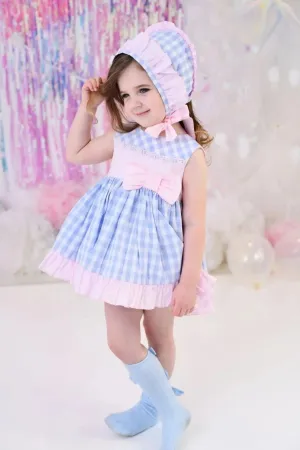 SS Abuela Tata Bubble Gum Baby Girls Dress