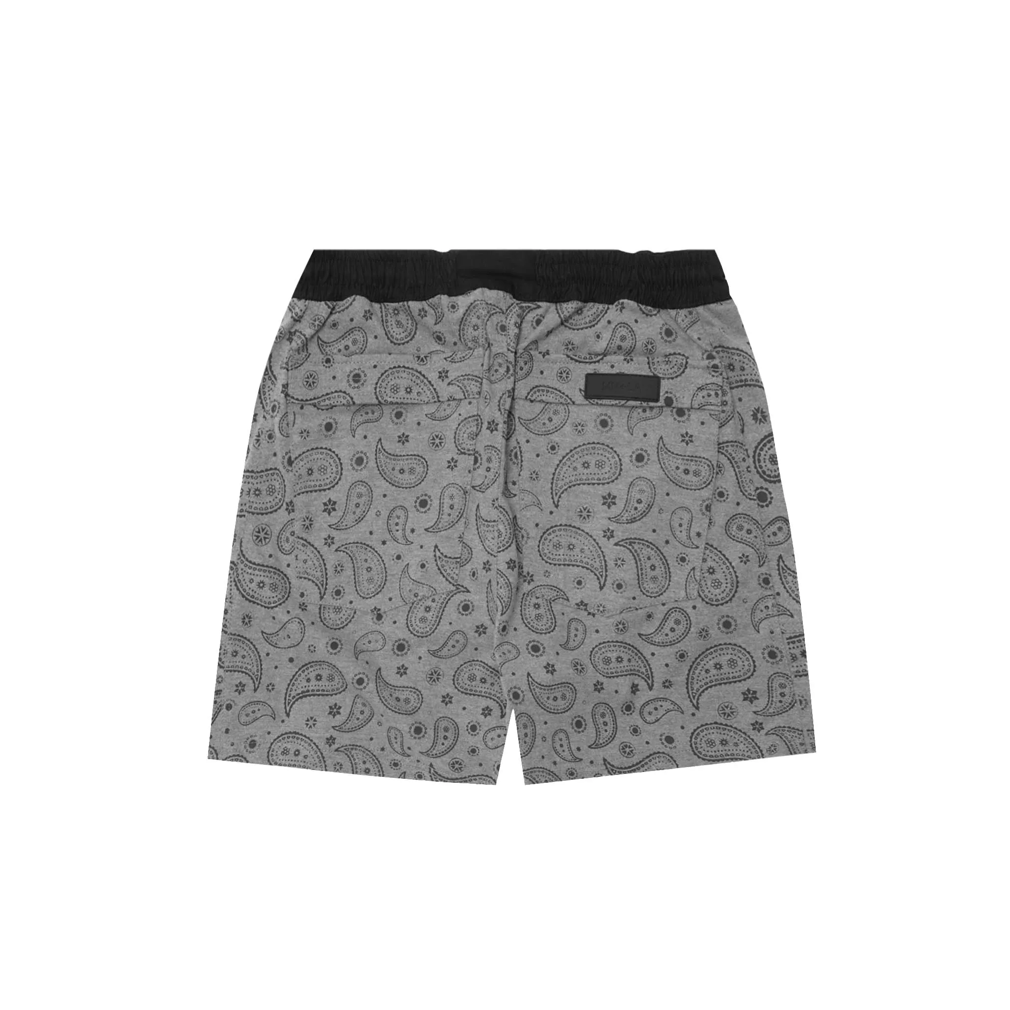 STRIDE SHORTS IN HEATHER GREY PAISLEY