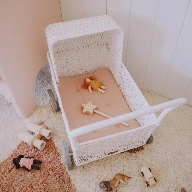 Strolley Mattress | Seashell Pink by Olliella