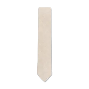 Summer Tie in Cream Pure Linen
