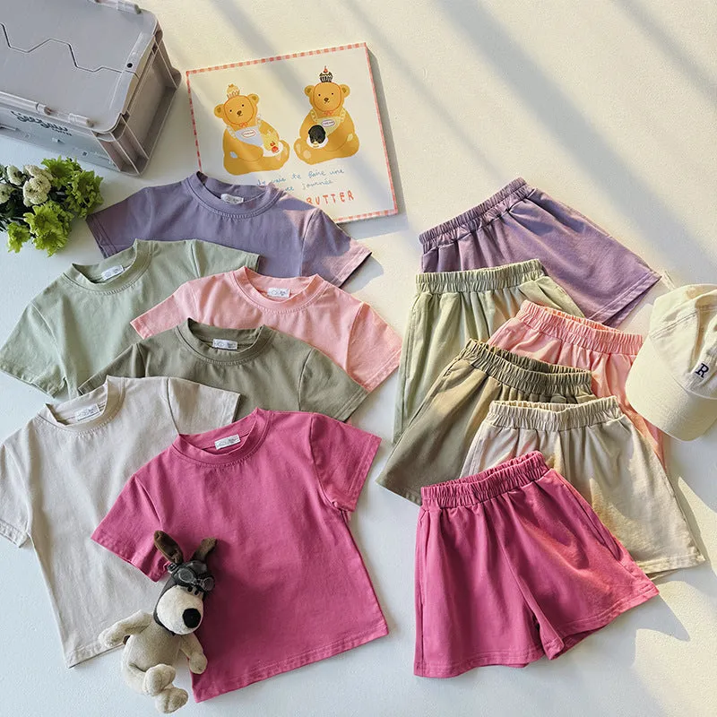 Supersoft Shorts & Tee Sets - Pink