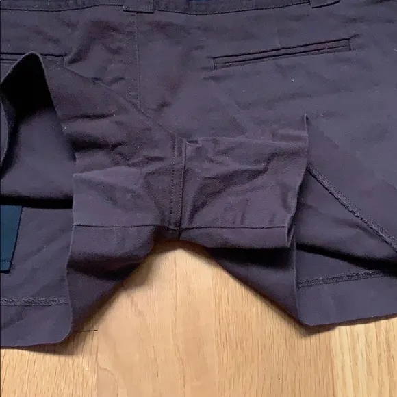 Tory Burch Brown and Blue Cotton Shorts 12