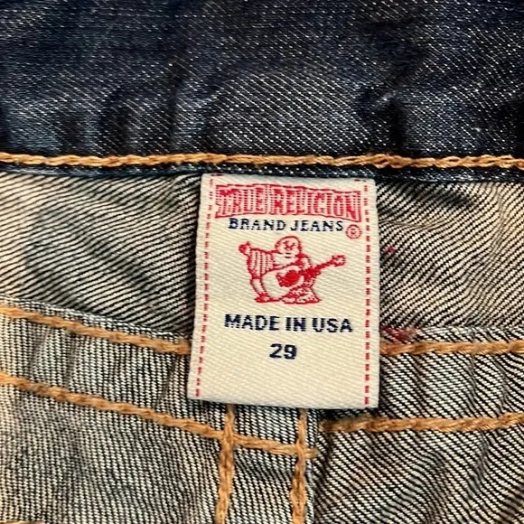 TRUE RELIGION JEAN SHORT SHORTS size 29