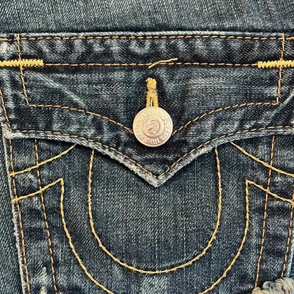 TRUE RELIGION JEAN SHORT SHORTS size 29