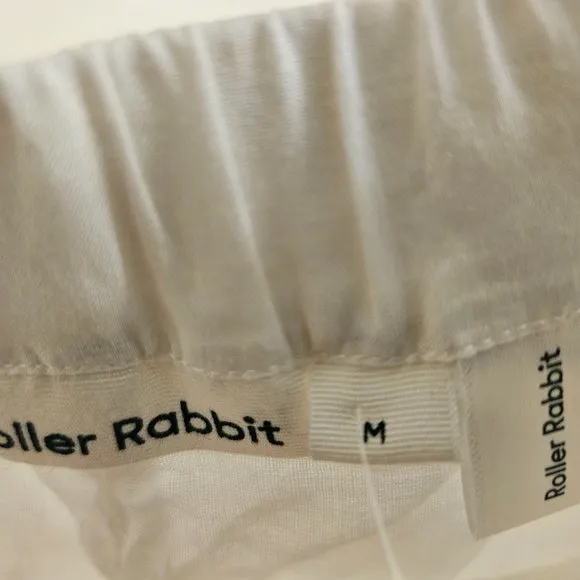 White Roberta Roller Rabbit Sheira shorts NWT, sz M
