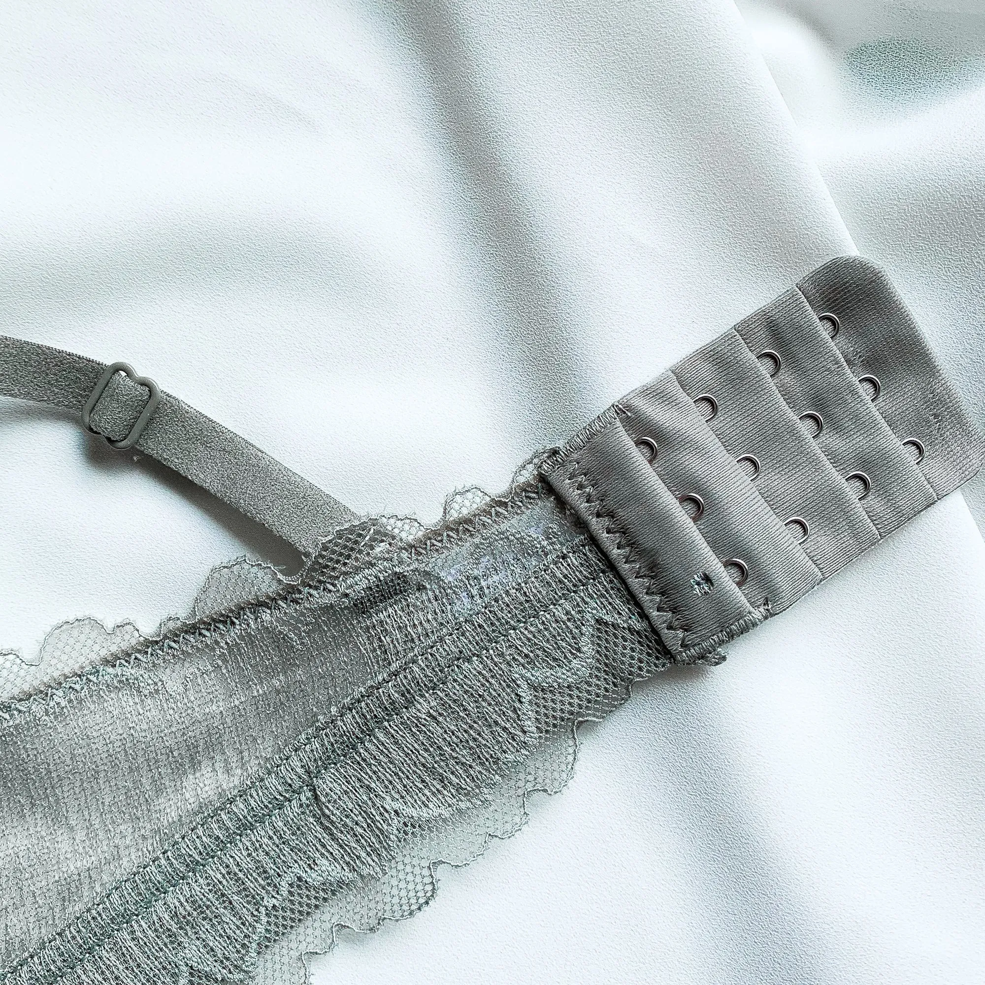 You Glow! Mini Polka Dots Bralette in Grey (Size S & M Only)